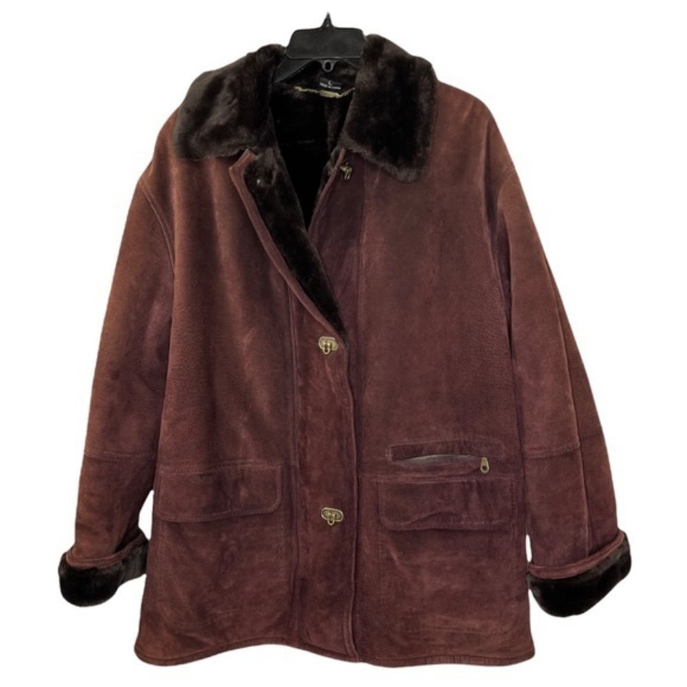 Brown Shearling Women's Coat
